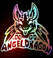 Holographic angel dragon patch