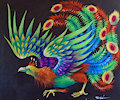 Feng huang phoenix painting