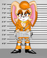 Vanilla The Thug Rabbit in a Prison Suit