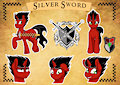 OC reference sheet: Silver Sword