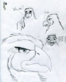 Eagle Head Anime Doodles