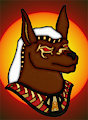 Anubis Bust Colored