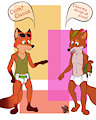Foxes and Diaper Fashion