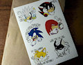 SONIC STICKERS #01 by khalid