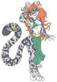 Snowleopard Dancer by SerenaKitty