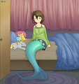 Mermaid in Bedroom