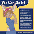 Patreon Announcement - We Can Do It! by HazelBun