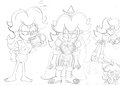 Peach Sonic sketches