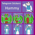 Telegram Stickers: Hammy