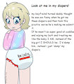 Diaper girls on parade- Look at me in my diapers!