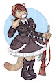 military lolita kitty