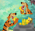 Nelson Muntz: Tiger Trouble by KnightRayjack