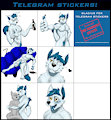Glacius Fox Stickers