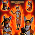 Fire Princess Collage