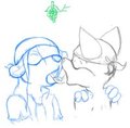 Mistletoe Tongue Sex by LupineAssassin