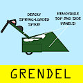 HEXBUG Grendel RC Toy Design Concept