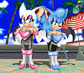 Sonic Sapphire and Rouges sisters photo