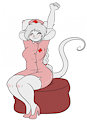 Stretching Nurse by Skidd by vixenchan