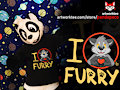 I <3 Furry (T-shirt design)