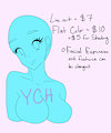 Female Bust YCH ($15 max) by LilacPhoenix