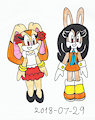 Outfit switched bunnies