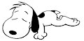 Snoopy Dormindo Profundamente