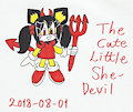 The cute little she devil