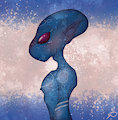 An alien profile