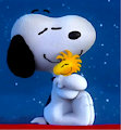 Snoopy Hugging Woodstock - Peanuts Movie