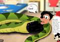 Max's pet snake by Roop