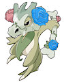 Cubone &  Roselia Fusion by vanessasonica