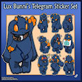 Lux's Telegram Stickies~ by LuxBunni