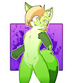 Small green fox