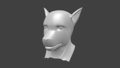 3D Fox Head by Decon
