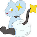 [INK, by boredomwithfriends] Shinx in a Diapee by Commando125