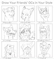 Draw your Friend's OCs meme! by misterpickleman