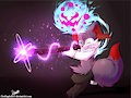 The Ghostly Sniper Braixen [Commission] by FireEagle2015