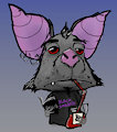 Grumpy Bat, a.k.a. myself. by VladTheLad