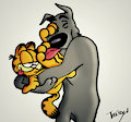 Garfield Paw Slurps & Nuzzles by TherynRM