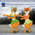 Ask My Characters - Hula dance