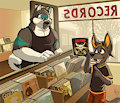 The record store by pandapaco