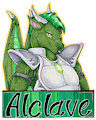 [Badge] Alclave Cutout Badge