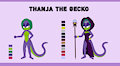 Thanja the Gecko reference