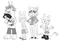 The lamegang but it's the zine staff
