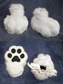 White wolf feet. by chillymouse