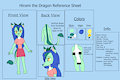 Hiromi the Dragoness Reference Sheet
