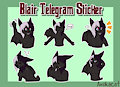 .: Blair Telegram Stickers :. [Com]