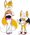 COLLAB: Tails and Rouge Swap Mod