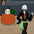 Ask Pumpkin Sans - Halloween