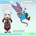 Asriel and Beerus (SD)